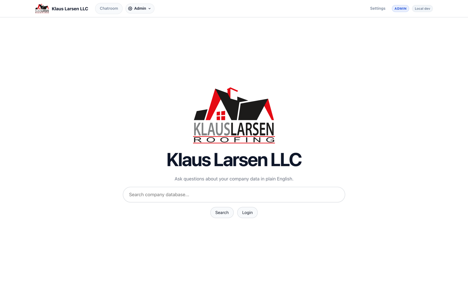 KLR AI — ask your database in plain English